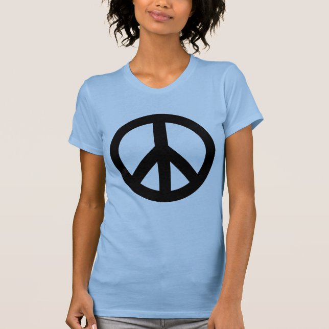 Camiseta Símbolo de signo de paz (Anverso)