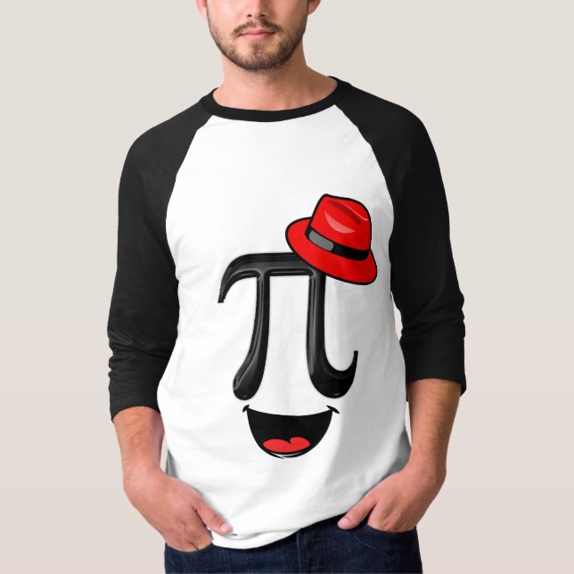 Camiseta Símbolo de sonrisa matemática 14 números de marcha (Anverso)