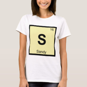 Camiseta Símbolo de tabla periódica de química de la comuni