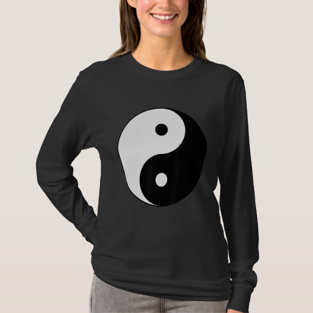 Camiseta Símbolo de tai chi yin yang hippie equilibrio de p (Anverso)