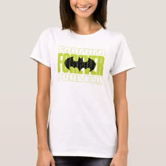 Camiseta Símbolo de tipografía batman para siempre gráfico