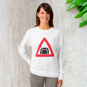 Camiseta Símbolo de tráfico del Rótulo de advertencia de tú