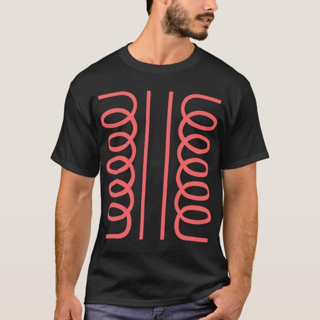 Camiseta Símbolo de transformador eléctrico (Anverso)