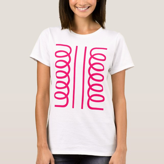 Camiseta Símbolo de transformador eléctrico (Anverso)
