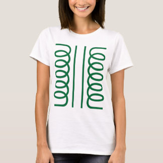 Camiseta Símbolo de transformador eléctrico