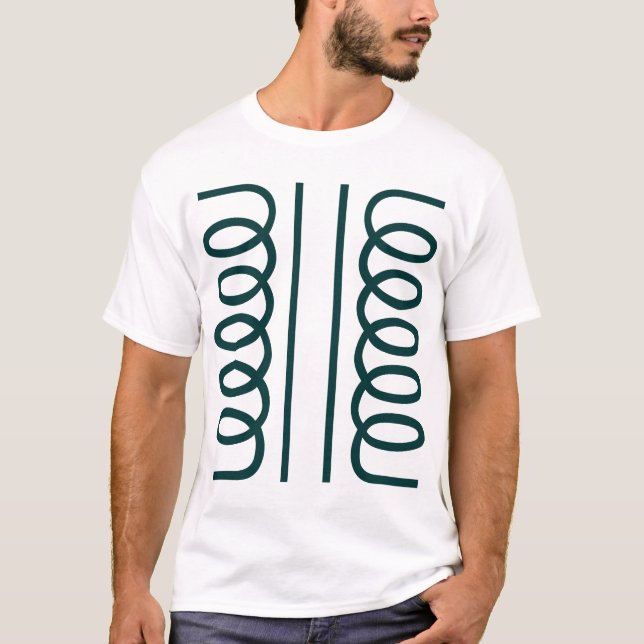 Camiseta Símbolo de transformador eléctrico (Anverso)