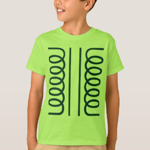 Camiseta Símbolo de transformador eléctrico