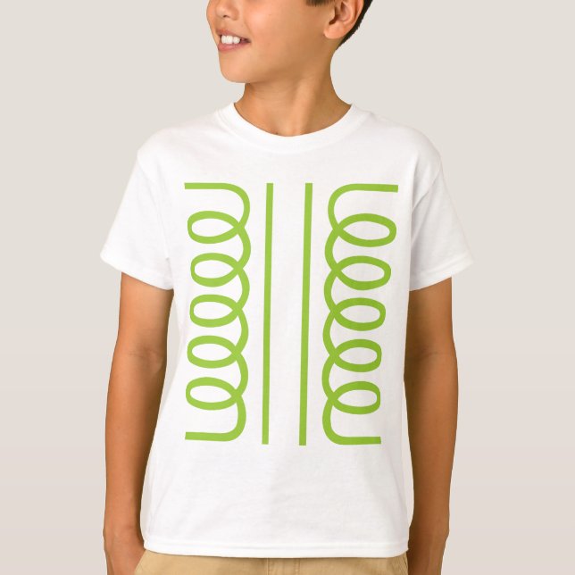 Camiseta Símbolo de transformador eléctrico (Anverso)