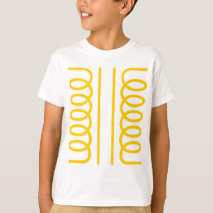 Camiseta Símbolo de transformador eléctrico