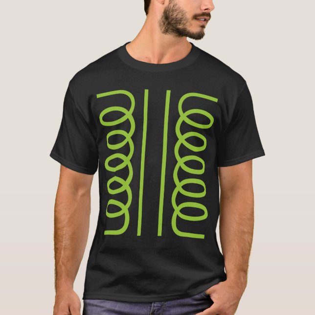 Camiseta Símbolo de transformador eléctrico (Anverso)
