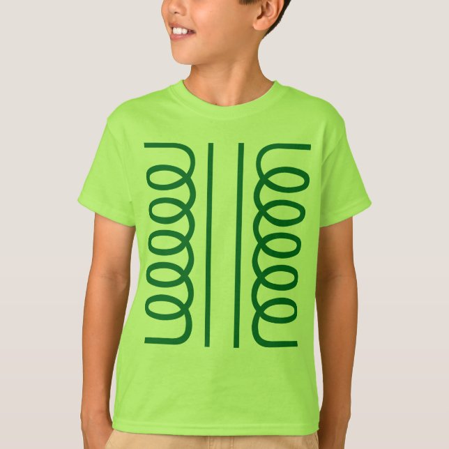 Camiseta Símbolo de transformador eléctrico (Anverso)