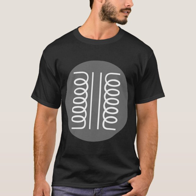 Camiseta Símbolo de transformador en círculo (Anverso)