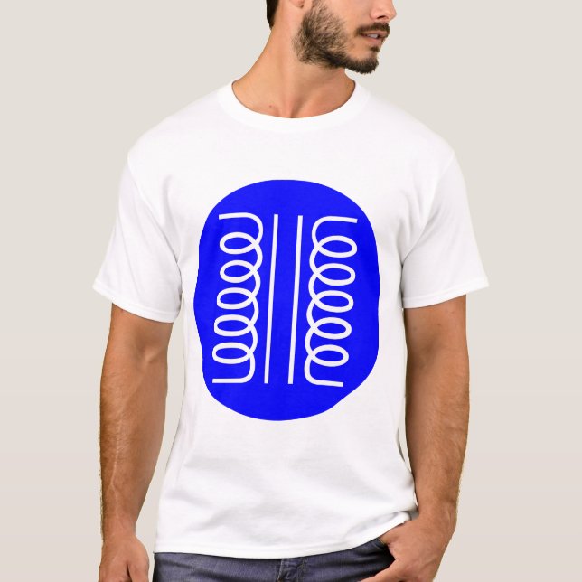 Camiseta Símbolo de transformador en círculo (Anverso)