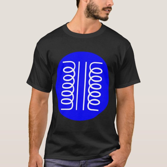 Camiseta Símbolo de transformador en círculo (Anverso)