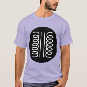 Camiseta Símbolo de transformador en círculo