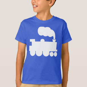 Camiseta Símbolo de tren de vapor - Blanco
