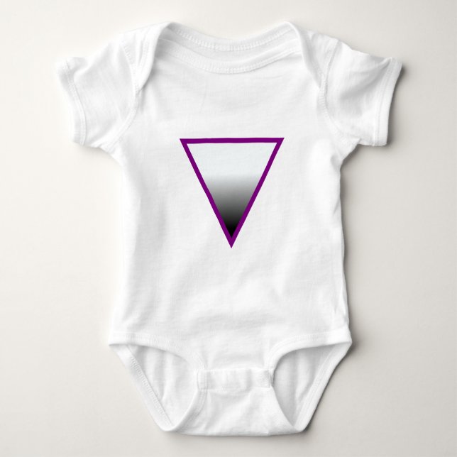 CAMISETA SÍMBOLO DE TRIÁNGULO ASEXUAL (Anverso)
