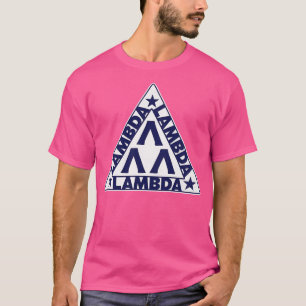 Camiseta Símbolo de triángulo LAMBDA LAMBDA LAMBDA