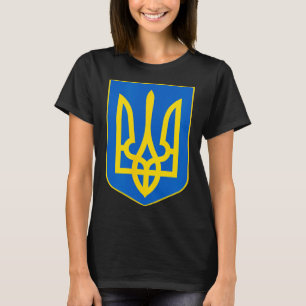 Camiseta Símbolo de Ucrania Tryzub Patriótico Slava Ukraini