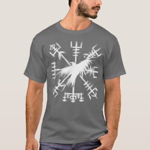 Camiseta Símbolo de vibración VEGVISIR con brújula RavenVik