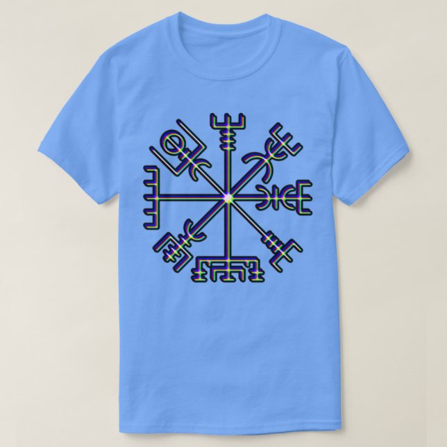 Camiseta Símbolo de Viking Vegvisir (Diseño del anverso)