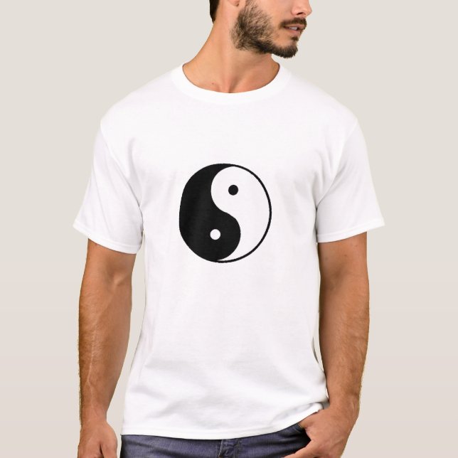 Camiseta símbolo de yang del yin (Anverso)