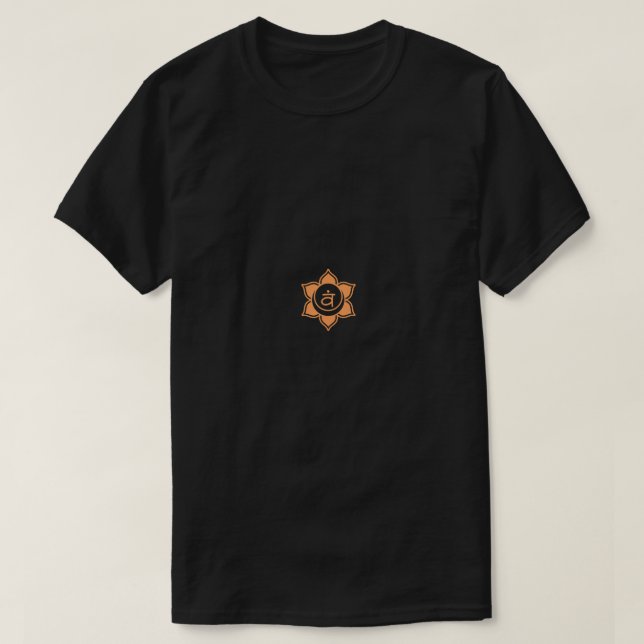 Camiseta Símbolo de yoga chakra sagrado chakra svadisthana  (Diseño del anverso)