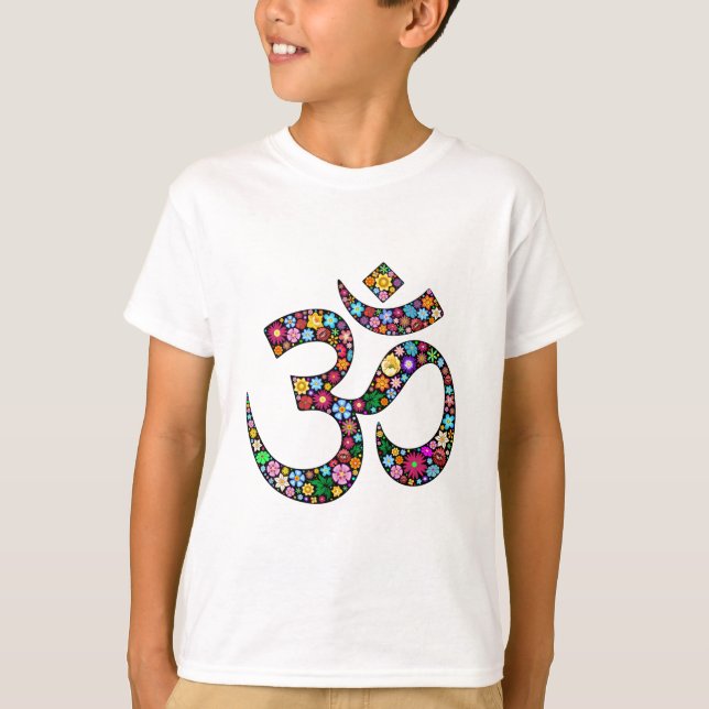 Camiseta Símbolo de yoga Om Aum Namaste (Anverso)