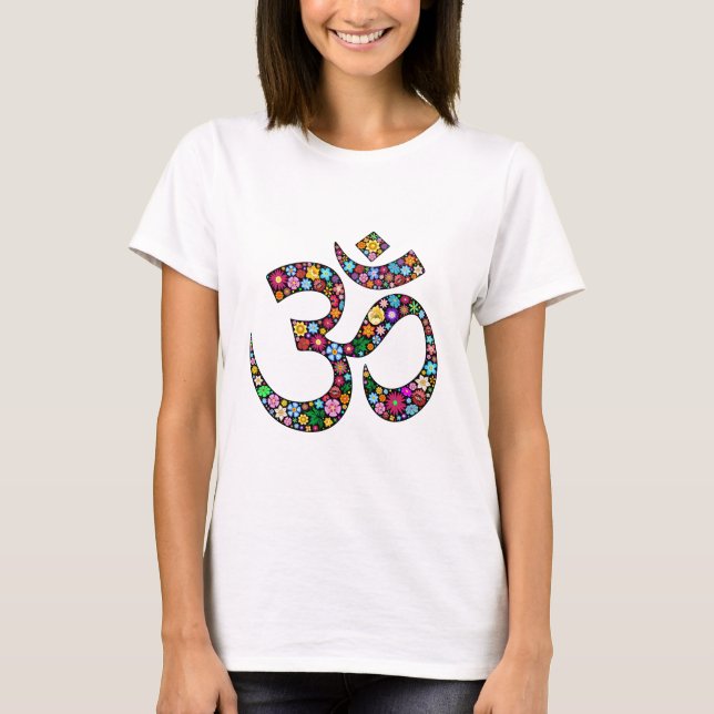 Camiseta Símbolo de yoga Om Aum Namaste (Anverso)