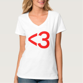 Camiseta símbolo del amor