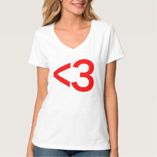 Camiseta símbolo del amor