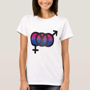 Camiseta símbolo del Bisexual 3D