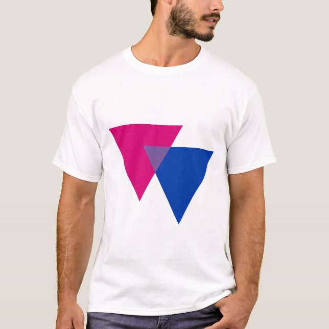 Camiseta Símbolo del Bisexuality (Anverso)