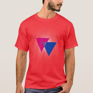 Camiseta Símbolo del Bisexuality