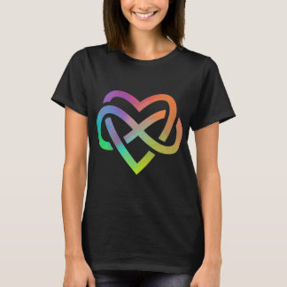 Camiseta Símbolo del corazón infinito del poliamor Amor int
