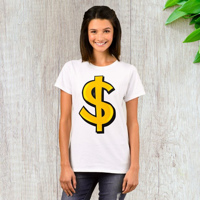 Camiseta Símbolo del dólar amarillo (Subido por el creador)