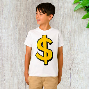 Camiseta Símbolo del dólar amarillo
