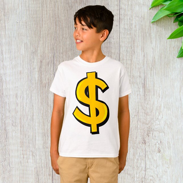 Camiseta Símbolo del dólar amarillo (Subido por el creador)