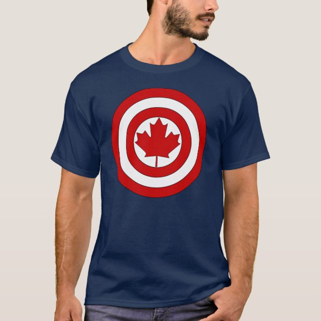 Camiseta Símbolo del escudo de capitán Canadá (Anverso)