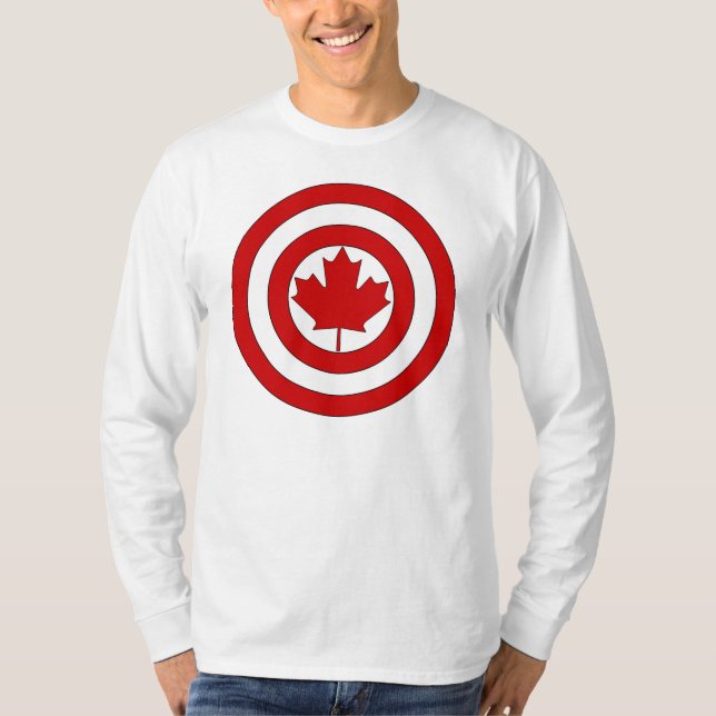 Camiseta Símbolo del escudo de capitán Canadá (Anverso)