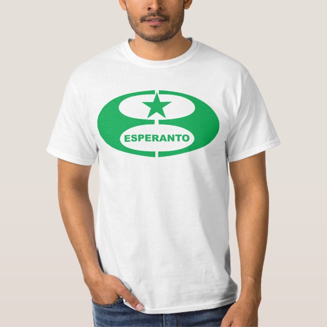 Camiseta Símbolo del esperanto, (Anverso)
