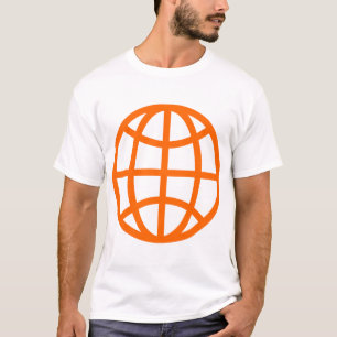 Camiseta Símbolo del Globo - Naranja