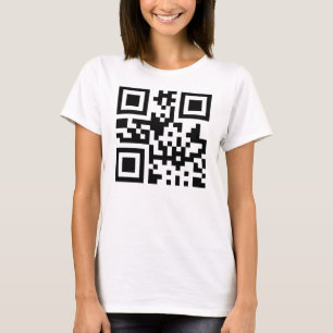 Camiseta Símbolo del H del Corazón — Código QR
