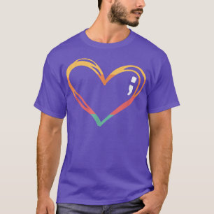 Camiseta Símbolo del mes de concientización sobre el suicid