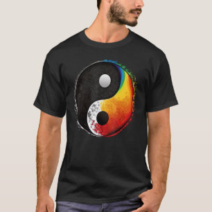 Camiseta Símbolo del orgullo gay Yin Yang sobre la comunida