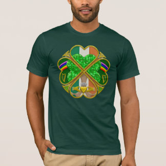 Camiseta Símbolo del Patrimonio del Trébol Celta Inspirado