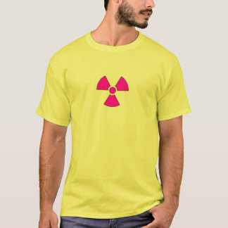 Camiseta Símbolo del peligro de radiación