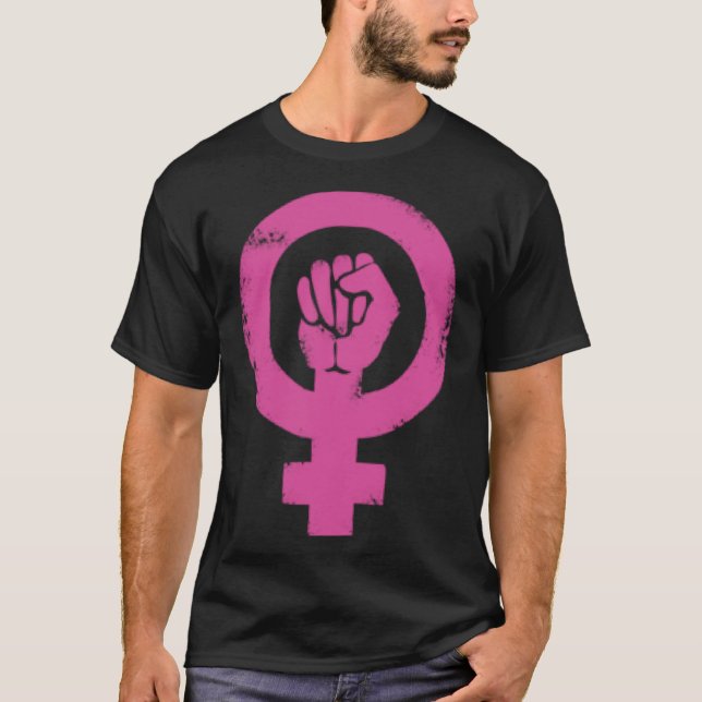 Camiseta Símbolo del poder femenino Día internacional de la (Anverso)