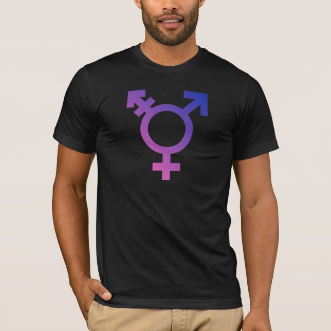Camiseta Símbolo del transexual (Anverso)