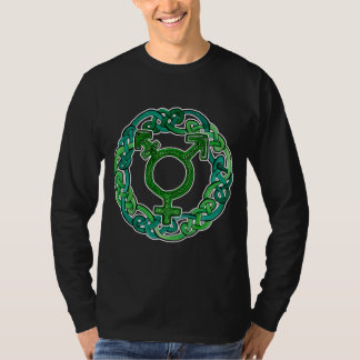 Camiseta Símbolo del transexual de Knotwork del Celtic